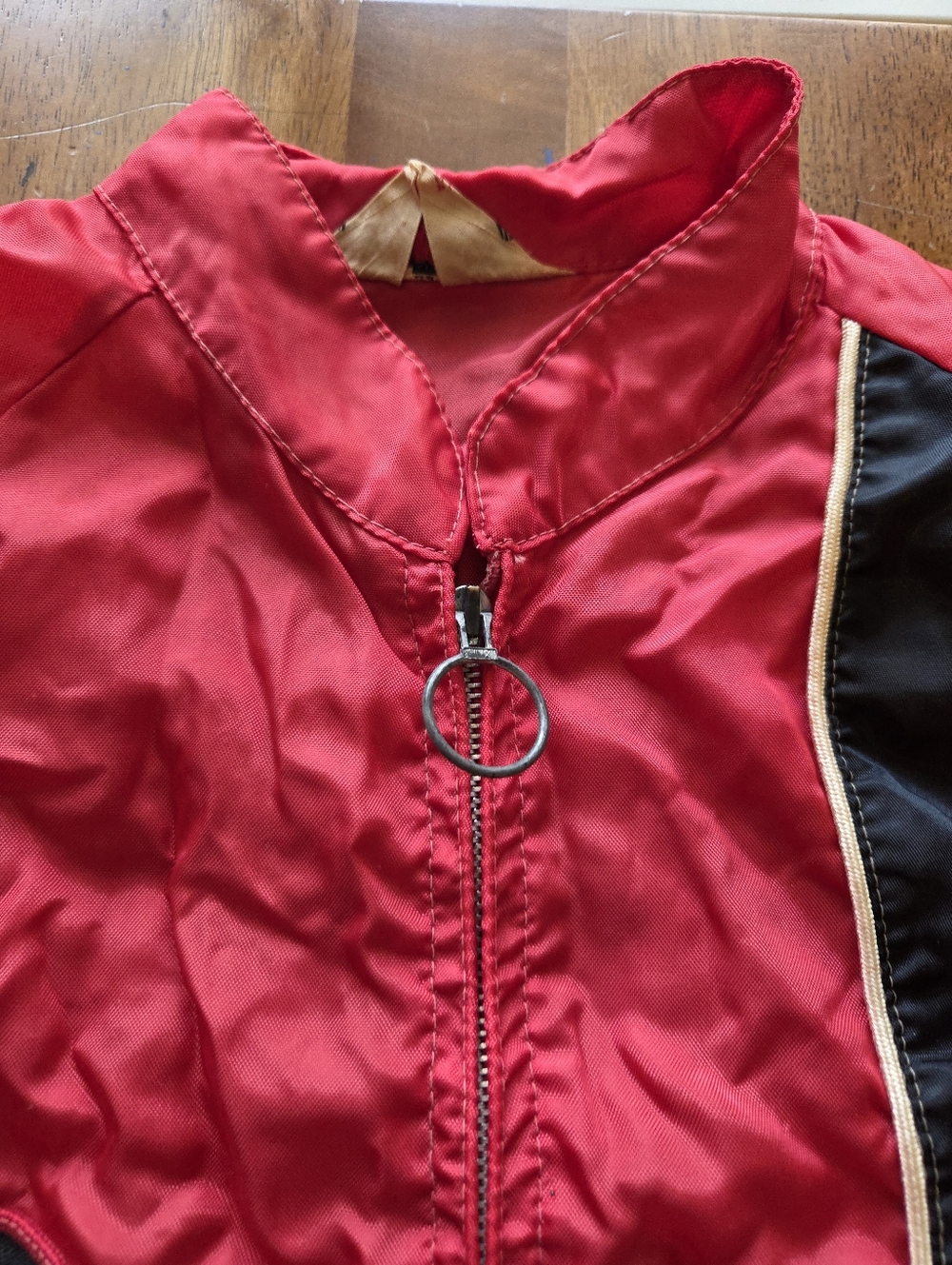 Vintage 70s Lewein Toronto Red Racing Jacket - Scorpion Snowmobile Patch - Men's - Picture 5 of 9